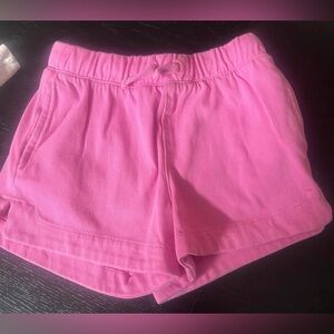 Little Sleepies size 7 - stretchy pink shorts
